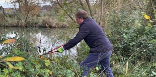 MP swaps politics for pond life at community clean-up