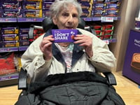 Choc-obsessed care home resident enjoys sweetest day of her life