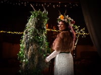 Experience winter folklore this season at Butser Ancient Farm
