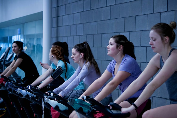 Spin class.
