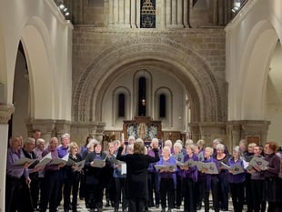Choir's Christmas concert raises money for charity