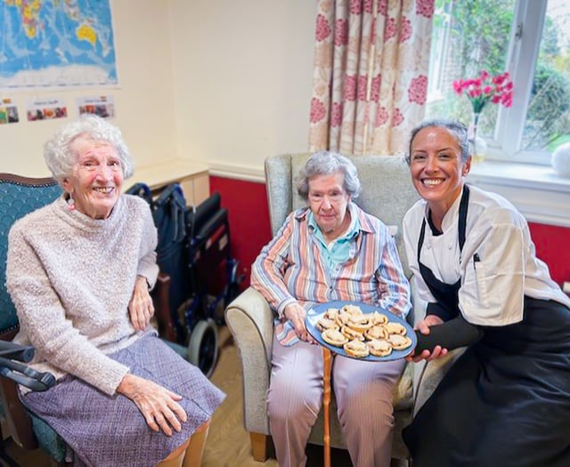 Redcot Care Home celebrates Christmas with mince pie bake-off