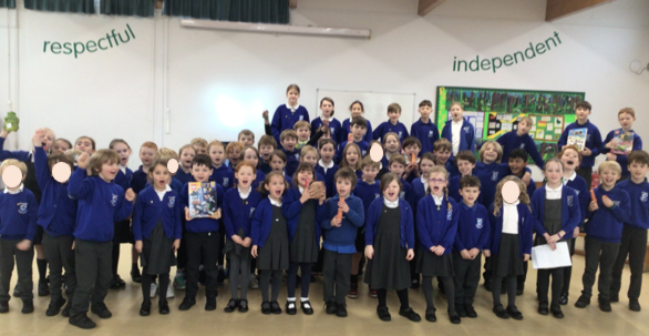 Sum thing special happened at Camelsdale Primary School