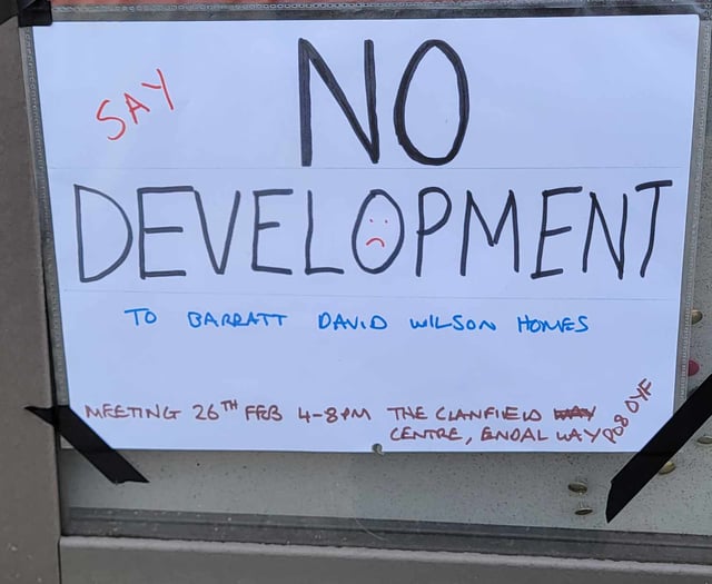 People fight back against Chalton Lane housing plans in Clanfield