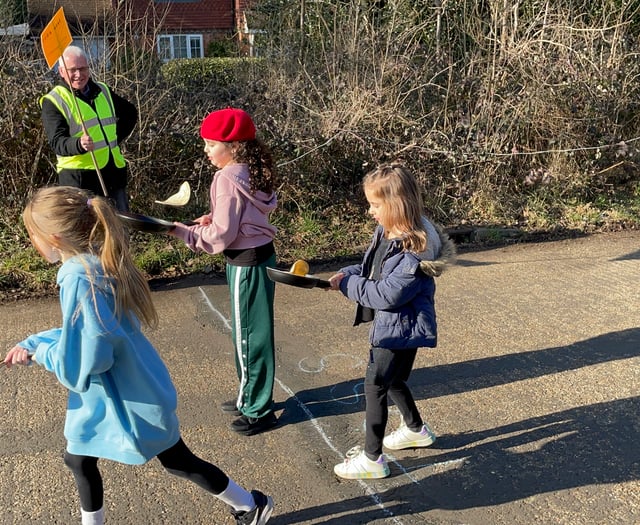 WATCH: More videos and pictures from the Big Elstead Pancake Race 2025