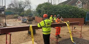 Topping out ceremony celebrates new Phyllis Tuckwell hospice milestone