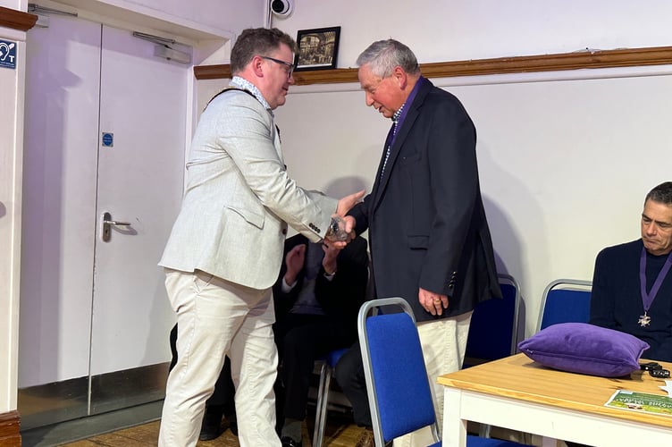 Chris Grimes was recognised for his 25 years of service to Hindhead Cricket Club and Sport Haslemere