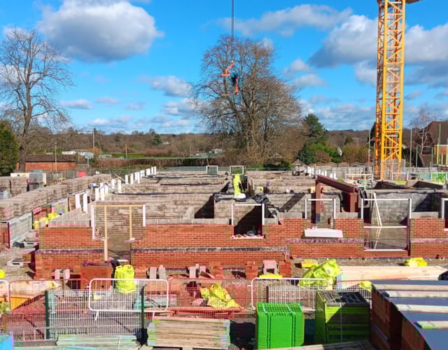McCarthy Stone Liphook construction underway March 1 2025