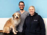 Celebrity pup gets star treatment at Petersfield vets
