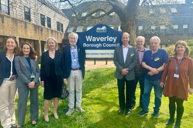 Members of the Haslemere South Residents’ Association, Haslemere Town Council, Rule 6 group and local residents attend the public inquiry.