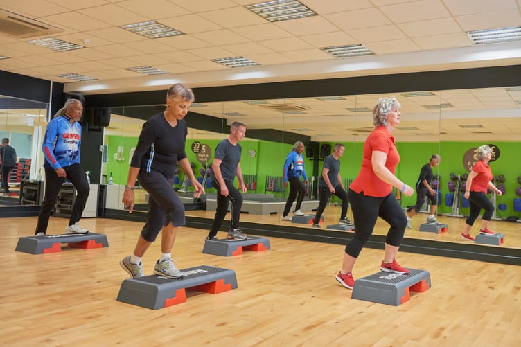 Parkinson's UK various case studies with Parkinson's exercise at the Gym. Step machine, rowing machine, cross trainer, cycling, cyclofit, and weight training
Photograph by Amit Lennon
Date: 19 July 2017