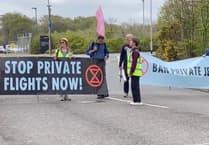Farnborough Airport blockaded as campaigners fight for cleaner air and rivers