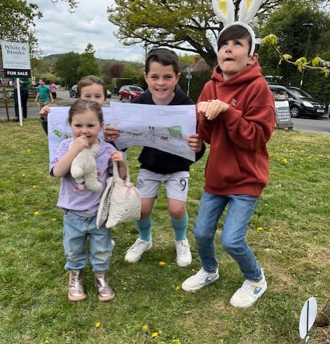 Children went hopping mad for the Fernhurst Hub's 21st Easter Egg Hunt