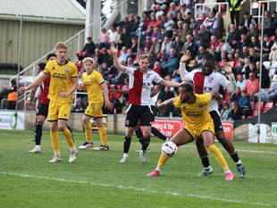 Police enforce town centre dispersal order for Aldershot-Woking match