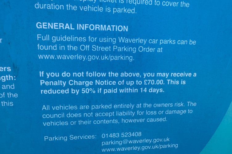 WBC parking ticket information
