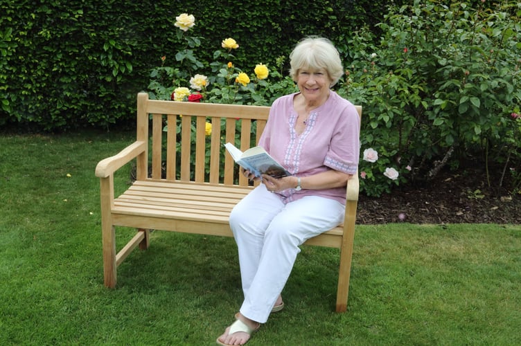 Rosemary Laird with her recently published book: A Woman of Fortitude