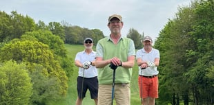 Golf club trio to take on challenge for charity