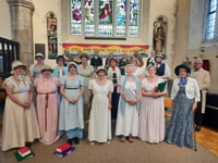 St Lawrence Choir in costume is climax to Jane Austen Regency Week 