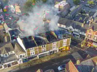 Major fire breaks out in Petersfield above town centre shops