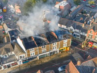 Major fire breaks out in Petersfield above town centre shops