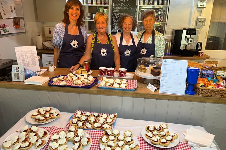 The scone bakers of Fernhurst did not disappoint — not a crumb was left