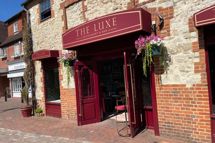 The Luxe Restaurant and Bar in Lion and Lamb Yard, Farnham.