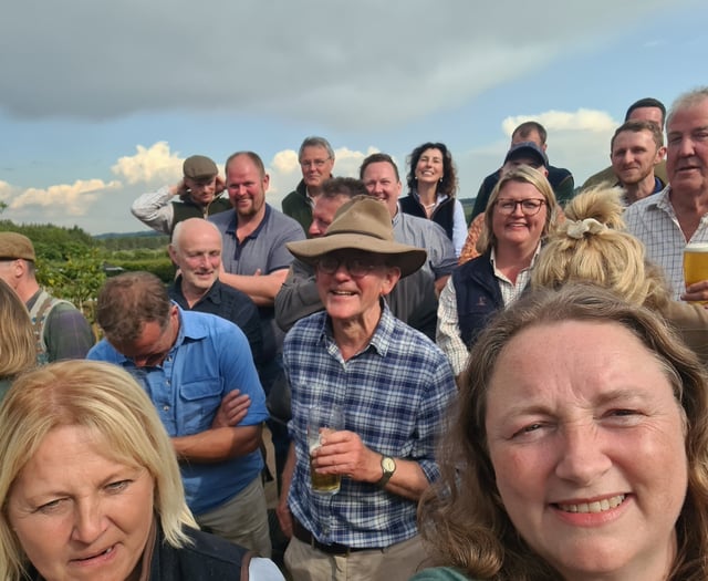 Farmer's wife goes from field to fame in Clarkson beer advert