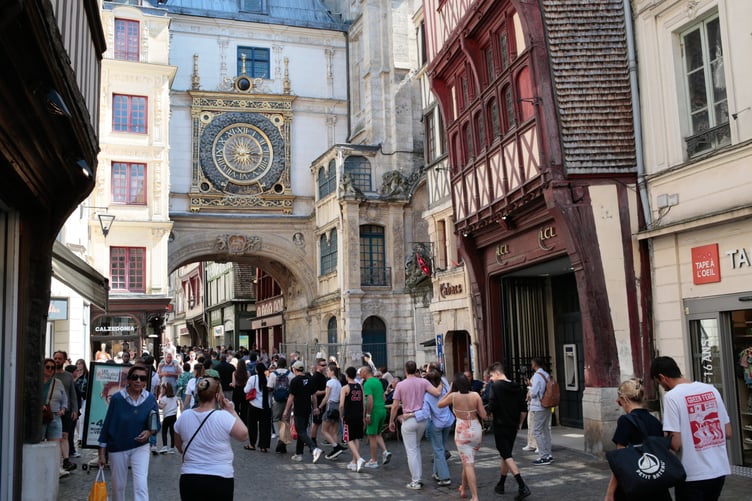 The French city of Rouen - a nearby chemical plant is apparently sending a nasty smell to England/ A group of British seaside towns have been hit with a sudden âhorrible smellâ which some have blamed on - the French. Locals in Chichester, Bognor and Littlehampton, in West Sussex, have taken to social media to report a âstrong smell of gasâ wafting over from the Channel. In 2013, the same area experienced a stink, dubbed Le Pong, which was found to be coming from a chemical plant in Rouen, France. Now, residents fear the French plant could be sending smells their way again, with some people even posting that they âfeel sick.â