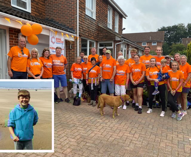 Fundraising family pound 10k in memory of brave youngster