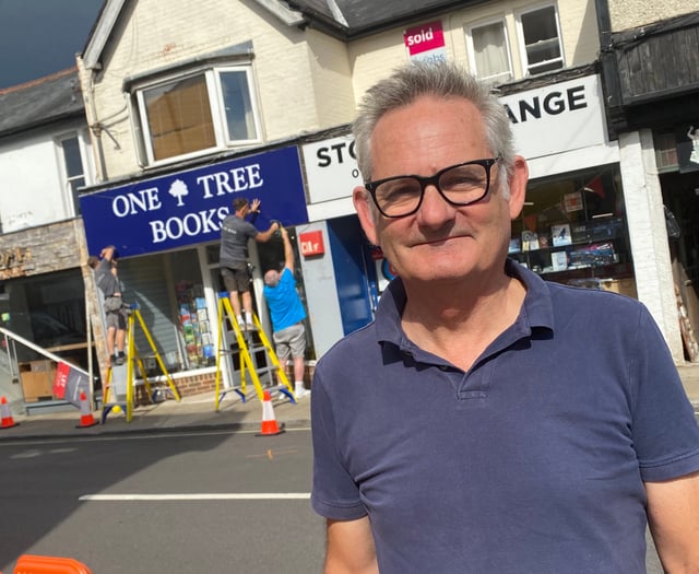 Phoenix from the flames as bookstore reopens