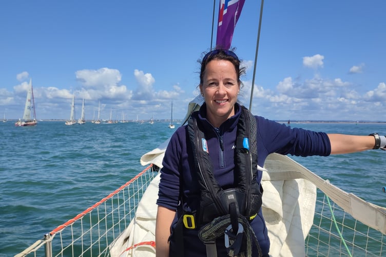 Natasha Nicholson preparing for the Clipper 2025–26 Round the World Yacht Race