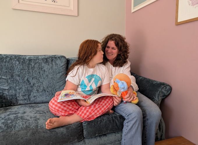 Ailsa Guidi and daughter Annabelle