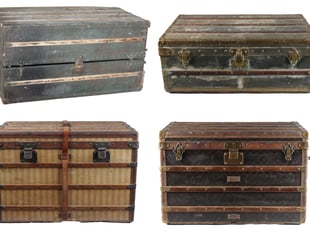 Louis Vuitton trunks cause auction frenzy