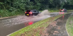 Haslemere Tesco closed and roads flooded following torrential rain