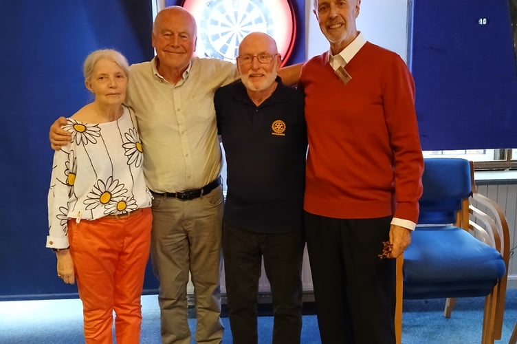  From left to right: Yvonne Fox, Mike O’Neil, Mike Clarke and David Rearley