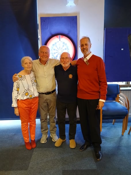 From left to right: Yvonne Fox, Mike O’Neil, Mike Clarke and David Rearley