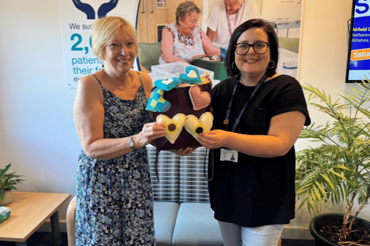 Farnham Quilters made kindness hearts for the Phyllis Tuckwell Hospice, August 2025.