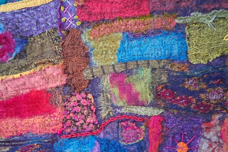 Liss In Stitches exhibition, Petersfield Physic Garden, August 21st to 23rd 2025.