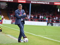 WATCH: Aldershot boss Tommy Widdrington rues '13 minutes of madness'