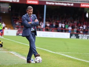 WATCH: Aldershot boss Tommy Widdrington rues '13 minutes of madness'