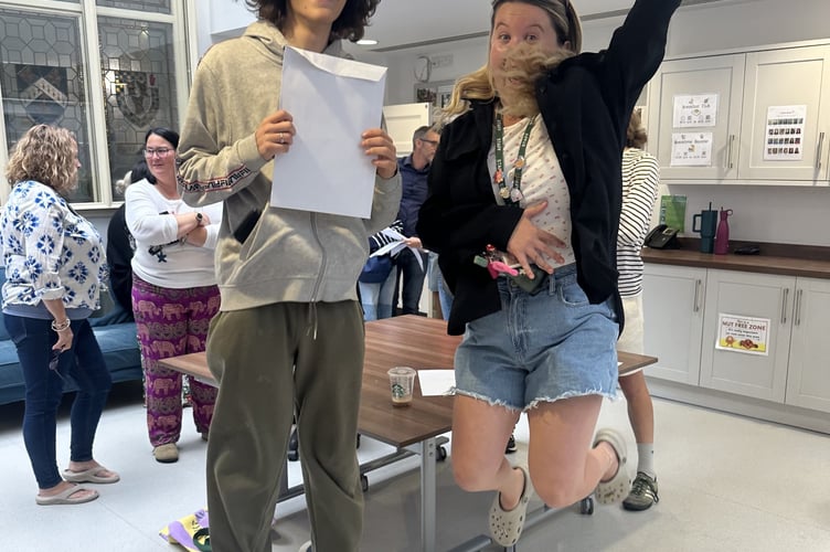 Undershaw students jump for joy after outstanding GCSE results