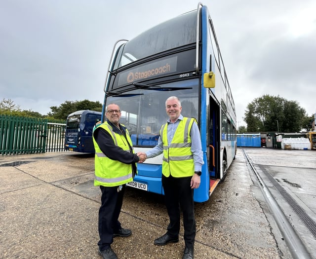 Stagecoach south driver retires after 27 years on the road