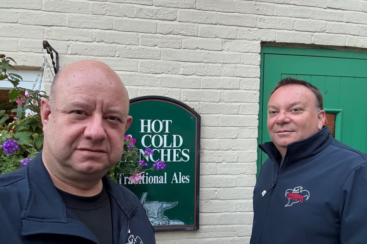 Iain (left) and Barry. A mysterious flying creature assumed to be a fairy was captured on camera at a haunted Hampshire pub. Bizarre footage from The Brushmaker's Arms in Upham, Hampshire captured a mysterious flying creature during a paranormal investigation. Iain Lightfoot, 52, and Barry Depp, 53, spent the evening of July 30 at the pub investigating reported paranormal activity. Iain, who is currently writing a book on haunted pubs in the county, set up three cameras downstairs and one upstairs.