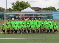 Football team scores fundraising goal in memory of Alan Newell