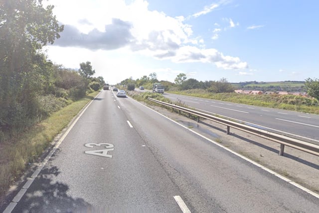 Big queues on A3 near Petersfield as van fire closes lane