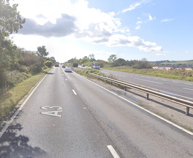 Warning to motorists as spilled load affecting A3 south of Petersfield