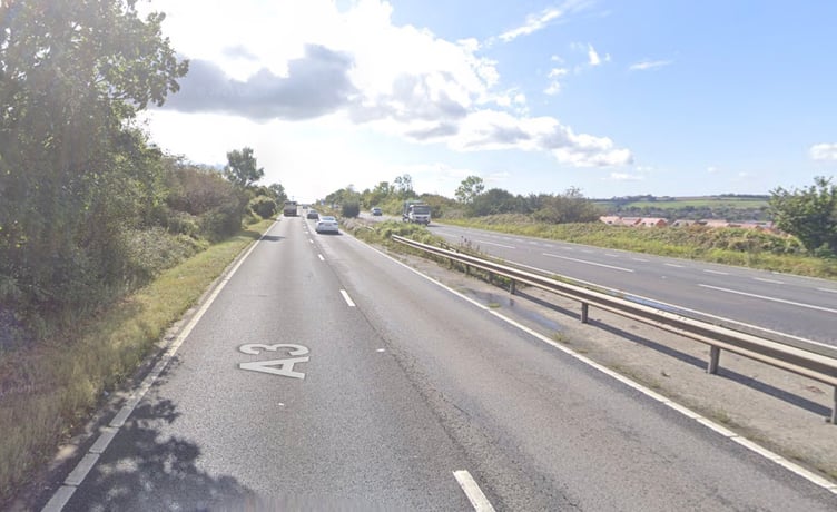 A3 Southbound Clanfield