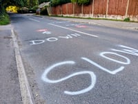 Villager leaves their mark as drivers see red and white