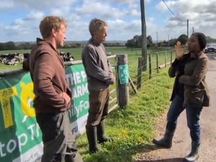 WATCH: Tory leader Kemi Badenoch visits East Hampshire farm