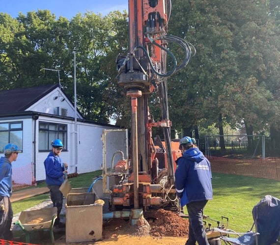 Drilling the borehole in 2023